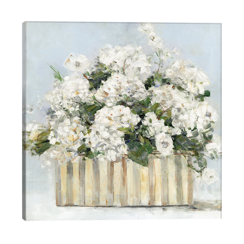 Sweet Hydrangeas 1 Piece Wrapped Canvas Painting, 66.04 cm H x 66.04 cm W x 1.91 cm D