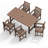 HDPE Patio Dining Chair -1406284364