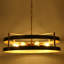 Lustre tambour moderne en métal 8 lumières