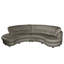 Maura Genuine Leather Curved Corner Sofa -1317447237-1317447235