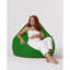 Fauteuil à billes de qualité supérieure, vert uni, 45,3 po x 51,2 po x 15,4 po | 100% polyester imperméable, rembourré avec 100% de mousse de styromousse originale | Système de fermeture à glissière caché, moderne et élégant pour le divertissement en plein air-2120358748