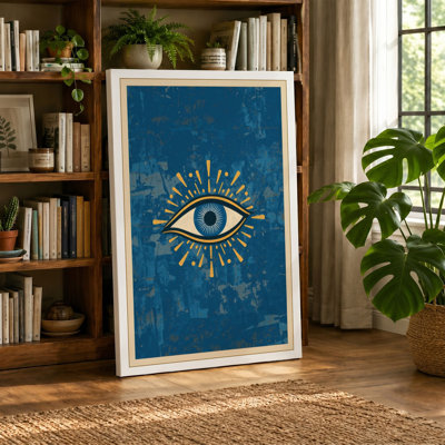 Golden Eye Mystical - Wrapped Canvas