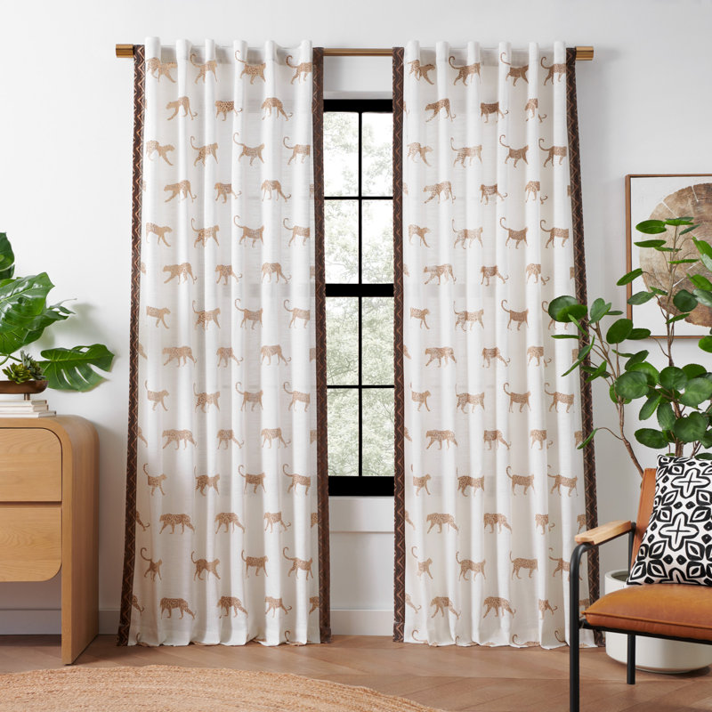 Jaguars Rochelle Porter ivoire 50 x 63, L 50 po x L 63 po