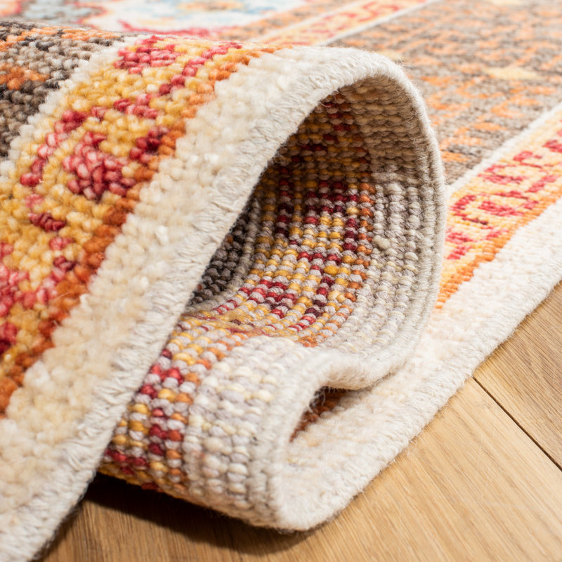 Samarkand 165 Area Rug In Beige / Charcoal, Rectangle 9' x 12'