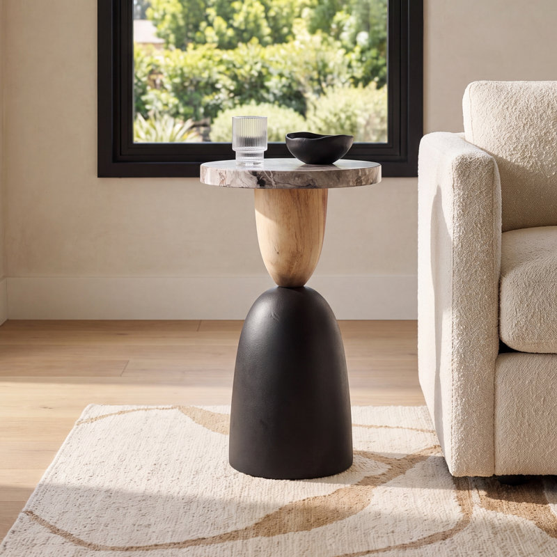 Magnolia 20" Solid Wood Accent Table