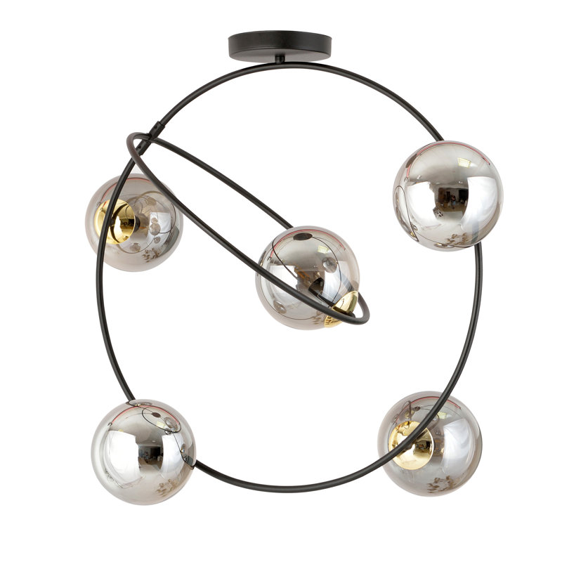 Aymaan 5 - Light Chandelier, Graphite