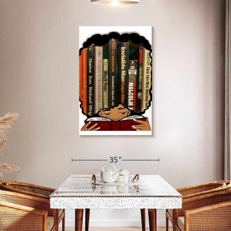 Kerner Read On, 45" H x 30" W
