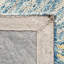 Tapis bleu / jaune en laine / coton touffeté à la main Micro-Loop-1573759536