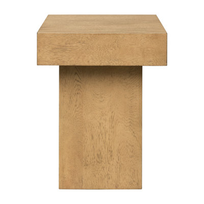 Padula Square Light Oak End Table