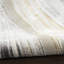 Tapis abstrait en polyester tissé à la machine Blerona gris / or / argent-2094285153