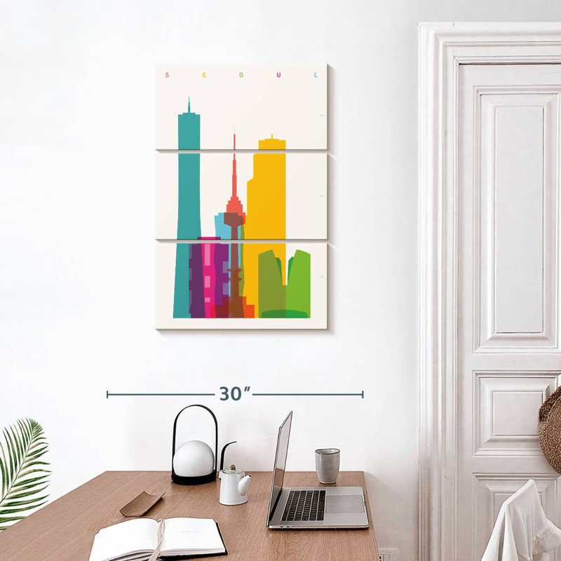 Sireci Vibrant Seoul, 32" H x 20" W
