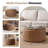 27.5'' Upholstered Round Tufted Ottoman With Storage-333473692
