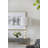 Elegant Marble Table Lamp With Brass Frame And White Fabric Shade