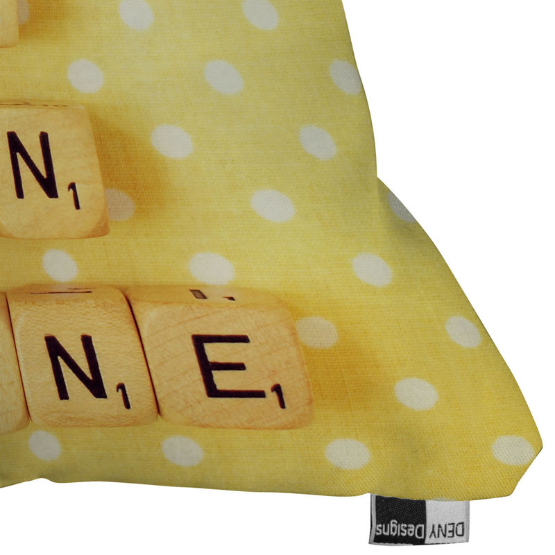 Coussin Happee Monkee Tiles You Are My Sunshine, 16 po x 16 po