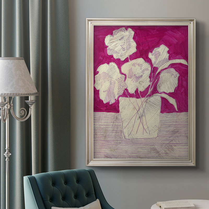 Fuchsia Arrangement - reproduction d'art sur toile, L 21 po x H 25 po