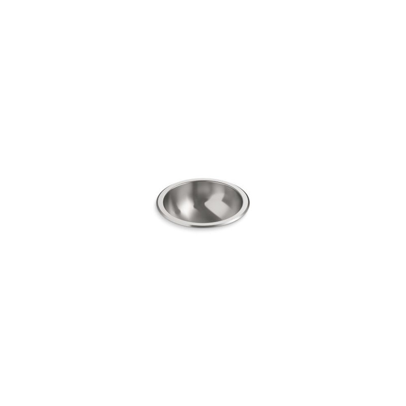 Évier de cuisine à simple cuve à montage sur plan et sans rebord à encastrer et sans rebord L 13,63 po x l 13,63 po
