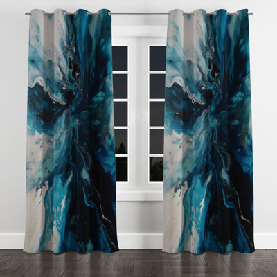 Auriyana - Abstract Blackout Grommet Curtain - 1 Panel