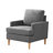 Upholstered Armchair with Square Arms-116817612