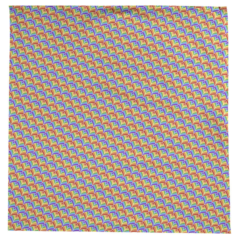 Nappe balance Avicia, Bleu / orange / vert
