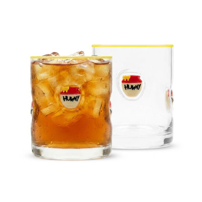 Pot de miel Winnie l'Ourson, icône de verre à jus