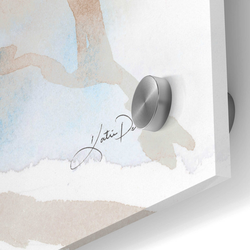 «Bluebird pair in Spring» par Katrina Pete - impression sans cadre, H 36 po x l 36 po x P 0,2 po