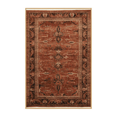 Tapis brun lavable à la machine