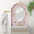 Elevate Frameless Oval Wall Mirror | Bathroom Vanity Pivoting and Beveled Mirror-12195011-30763587