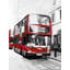 Red Bus Londoner Print On Canvas