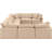 Itala Velvet U-Shaped Sectional Reversible-94482600