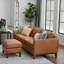 Canapé en cuir 85 po Cascades-1234196039