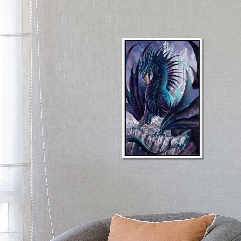 Maelstrom 1 Piece Wall Art on Canvas, 66.04 cm H x 45.72 cm W, White Framed