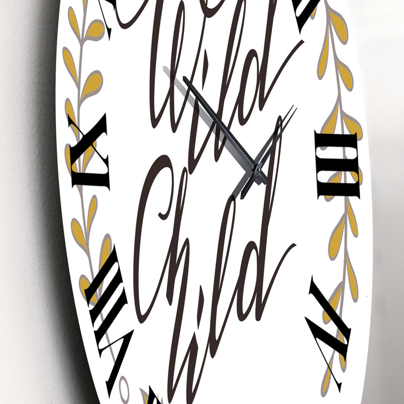 Wild Child - Traditional wall clock, Small