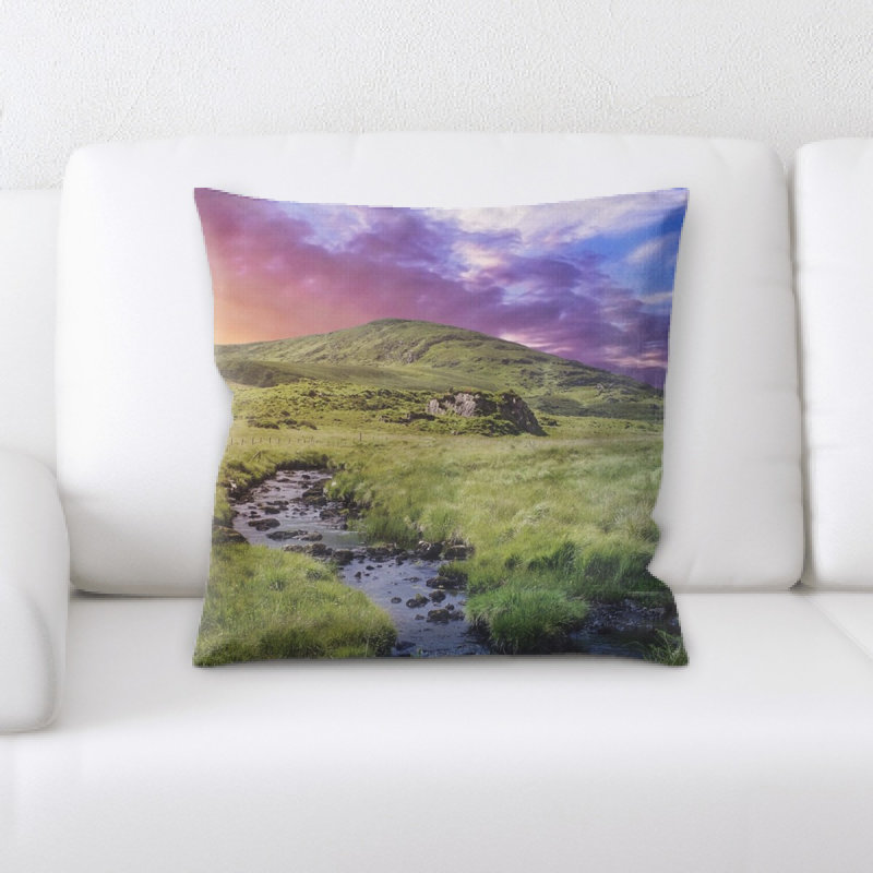 Microsuede Throw Pillow