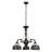 Victorian 3 - Light Glass Dimmable Classic / Traditional Chandelier