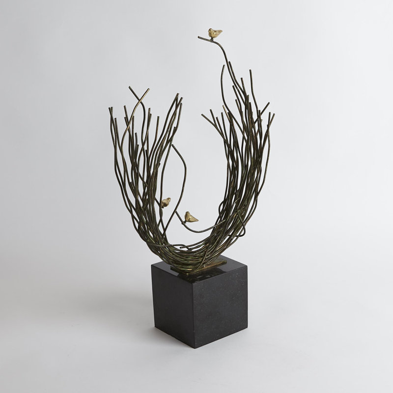 Bird's Nest-Verdi, 21.5" H x 15.5" W x 5.25" D