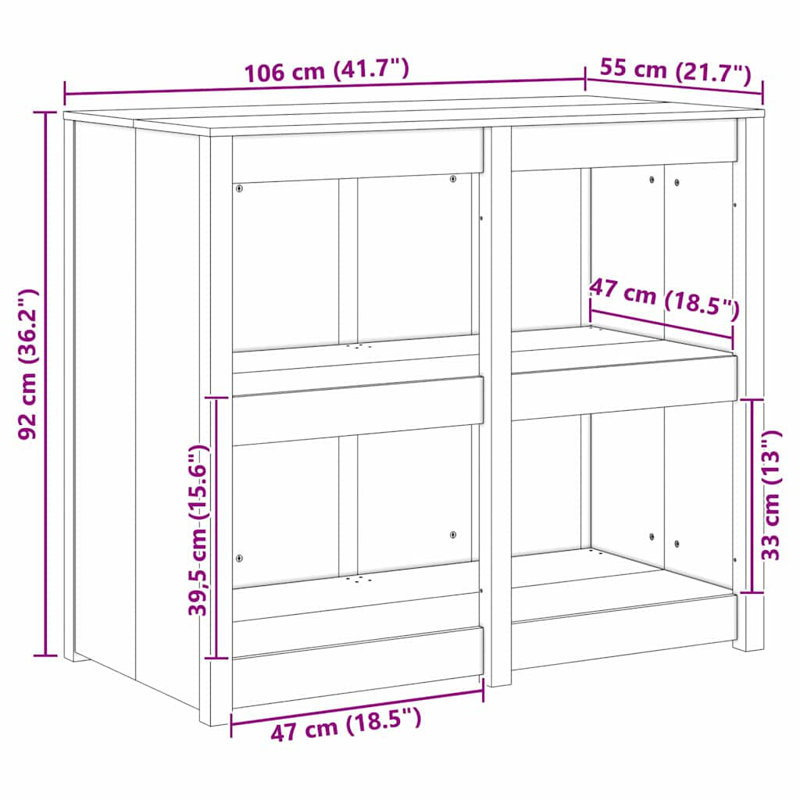 Kitchen Cabinet Set, Warm White