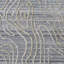 Tapis intérieur rectangulaire en polypropylène argenté tissé à la main Kilim-1503310281