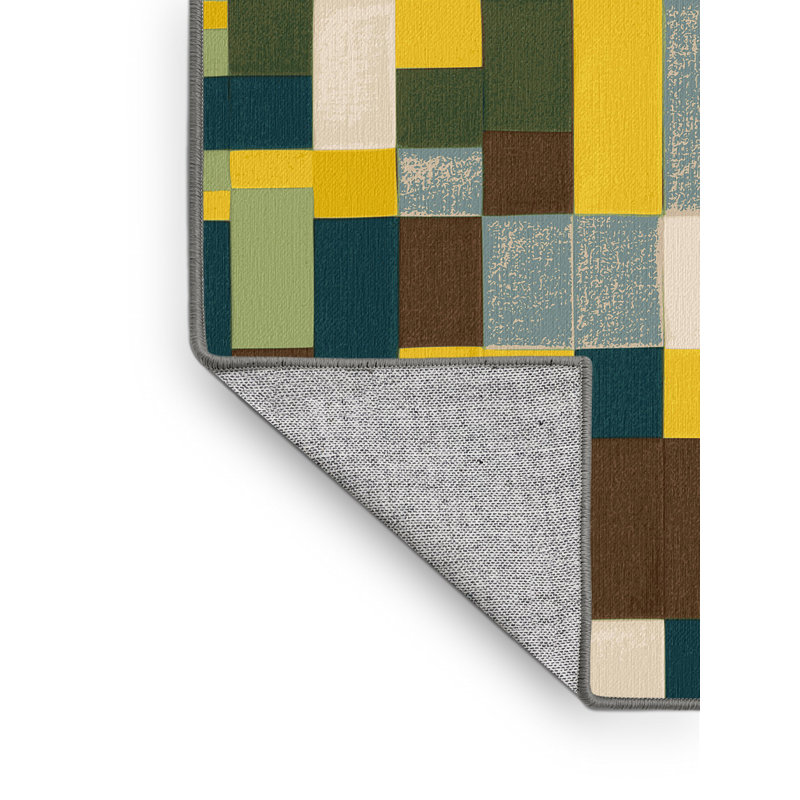Terra Tiles Rug, Rectangle 2' x 3'