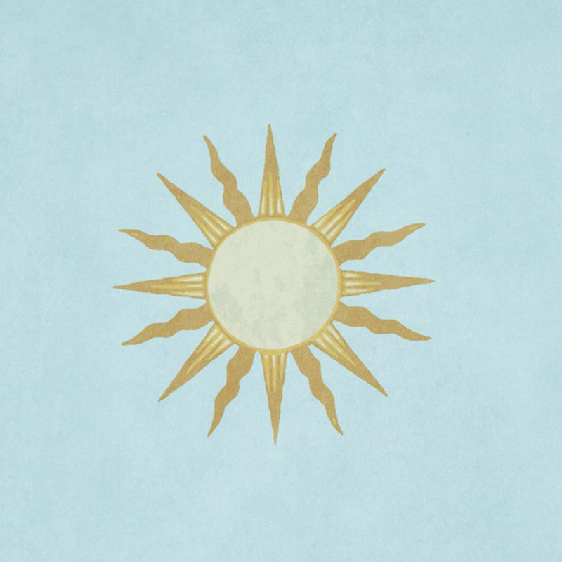 Papier peint à motif de treillis Palladio, Ciel