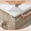 Lit plateforme tapissier avec tête de lit en chenille-577435421-577435420