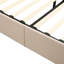 Lit plateforme en bois avec armoire verticale tout-en-un et 4 tiroirs de chaque côté-2079657247-2078236562