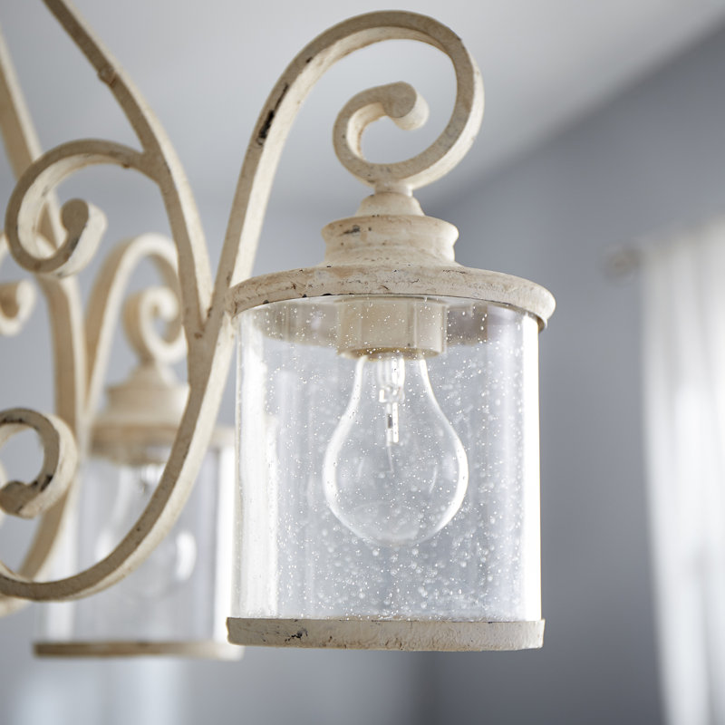 Salome 4 - Light Classic / Traditional Chandelier, Persian White