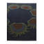 Tapis carré bleu marine Otto