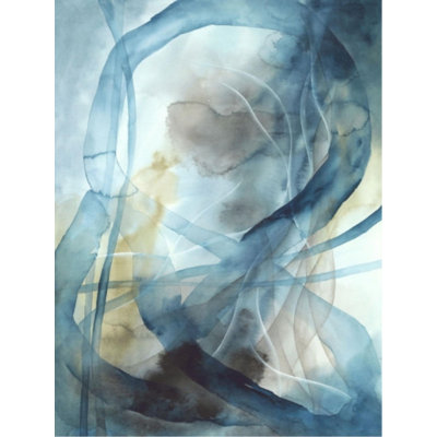 Blue Ribbons I Painting by Janice Sadler