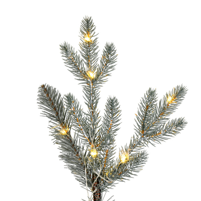 4' H Lighted Artificial Pine Christmas Tree