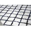 Tapis blanc touffeté géométrique fait main Coggan