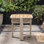 Table d'appoint carrée d'extérieur-255309484