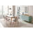 Golbahar Extendable Solid Wood Base Dining Table-26128411