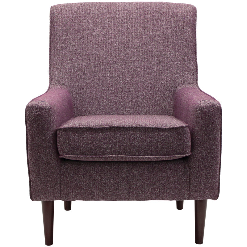 Fauteuil en polyester 71,12 cm de large Feurstein, Terrasse mauve prune