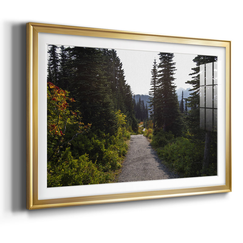 Endless Path, reproduction d'art encadrée sur papier, Or, H 27 po x l 39 po x P 1,5 po